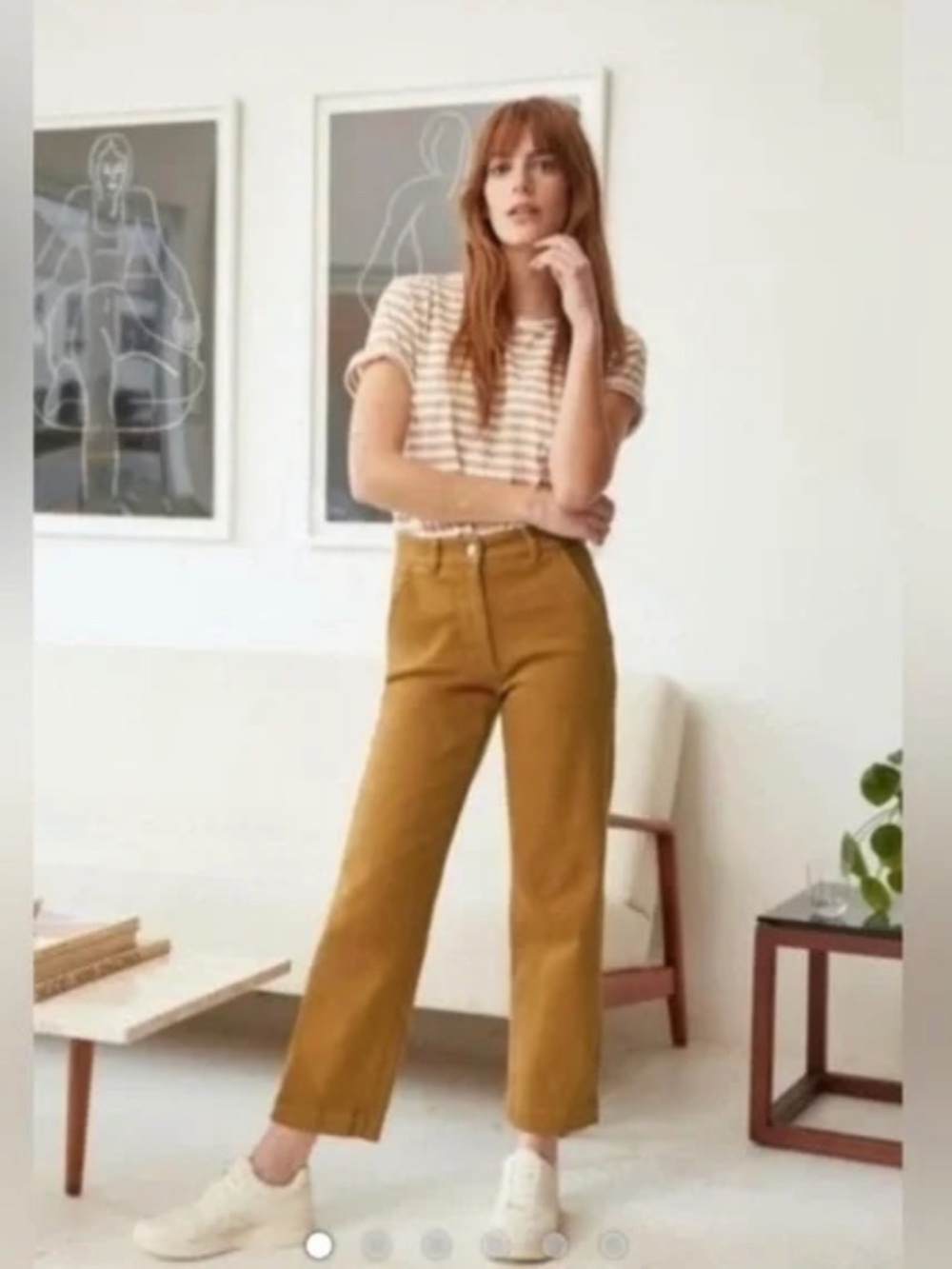 Everlane The Straight Leg Crop Pant Size 6